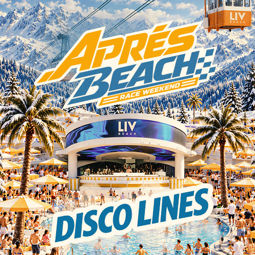 APRÈS BEACH – Disco Lines - Flyer
