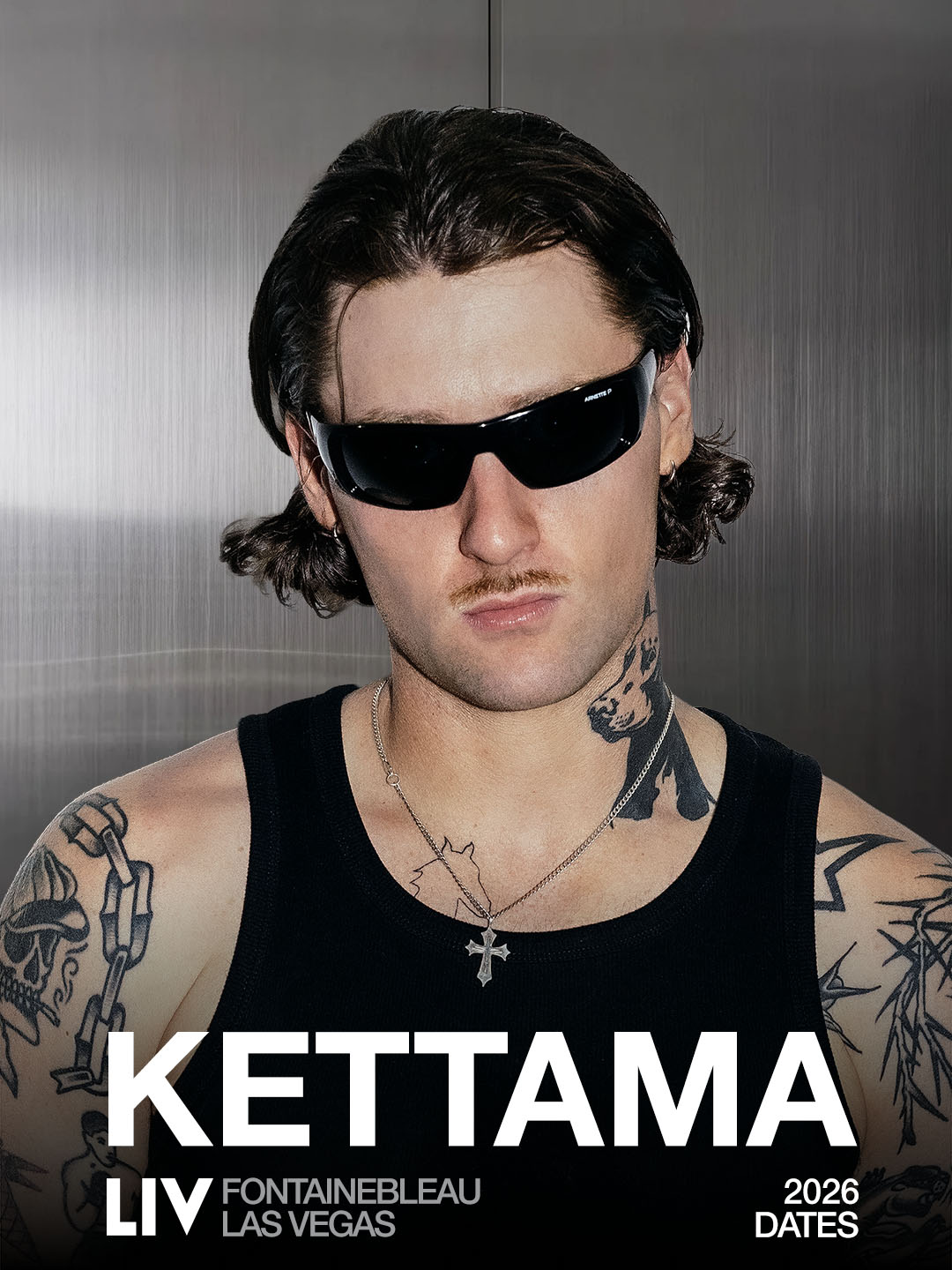 Kettama portrait announcing 2026 LIV Las Vegas residency.