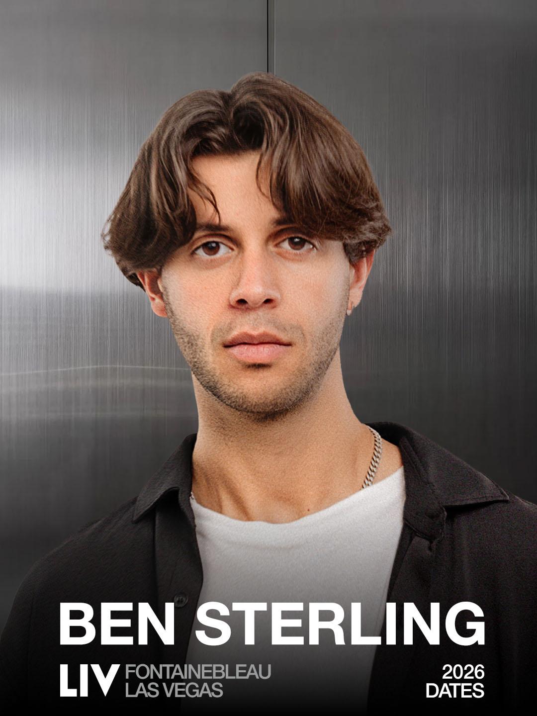 Portrait of Ben Sterling for his 2026 LIV Las Vegas residency announcement.