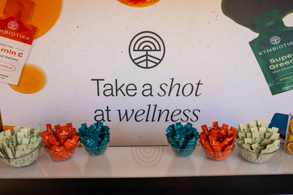 Cymbiotika Wellness pop-up
at LIV Beach Las Vegas.